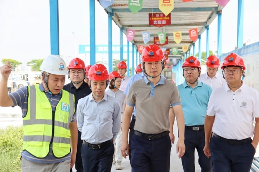 一切以项目为中心|华体会在线登录官网_华体会(中国)建科集团总裁一线巡盘